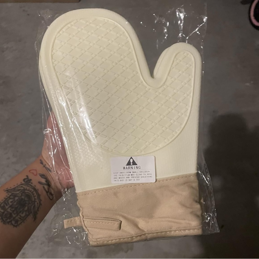 guantes de silicona para hornear